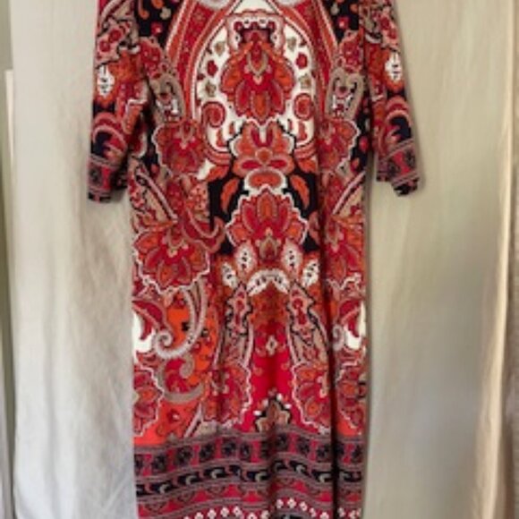 Multi-Pattern Print Dress - Picture 2 of 6